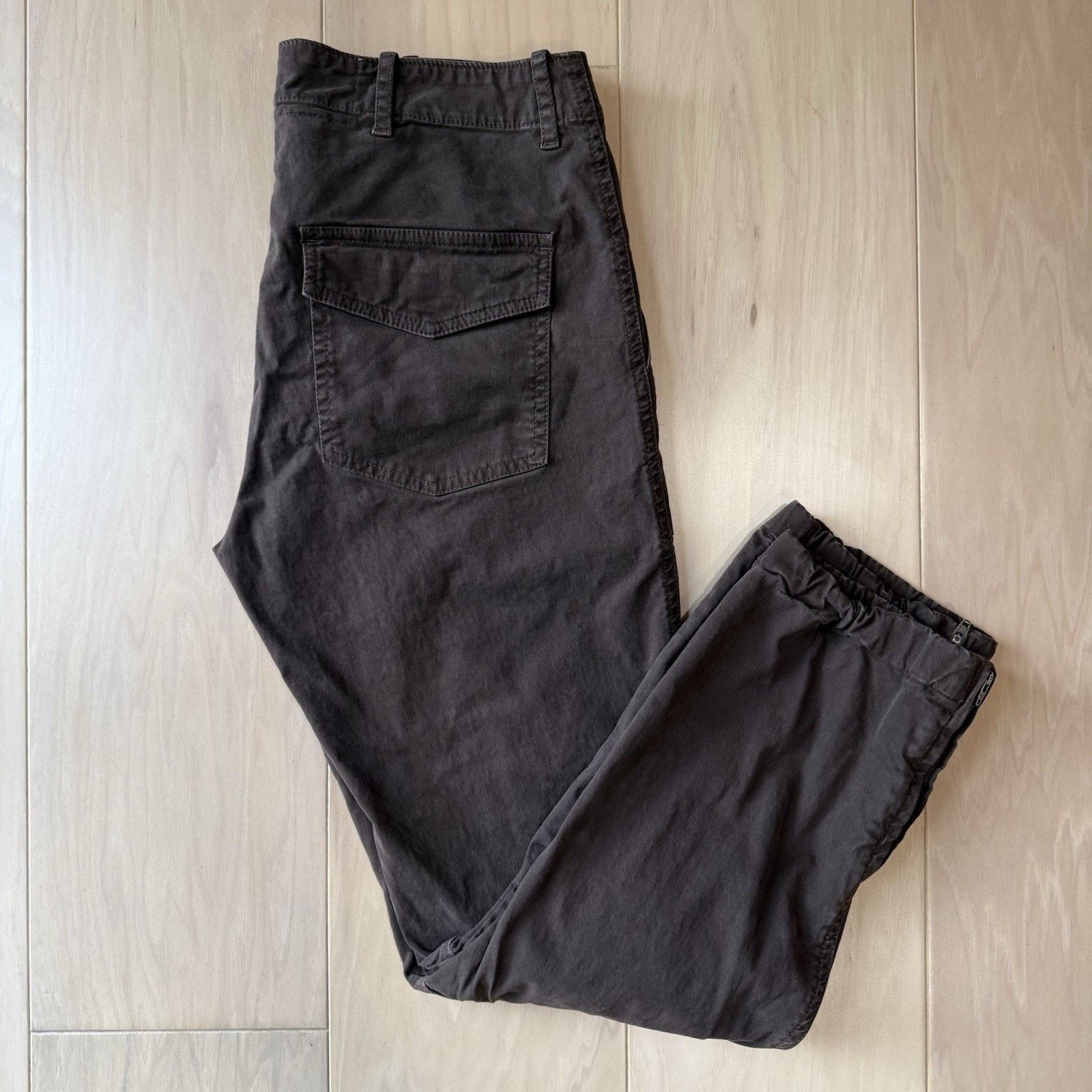 Nili Lotan Nili Lotan French Military Pants Women's 4 Brown Cropped Size 27" / US 4 / IT 40 - 2 Thumbnail