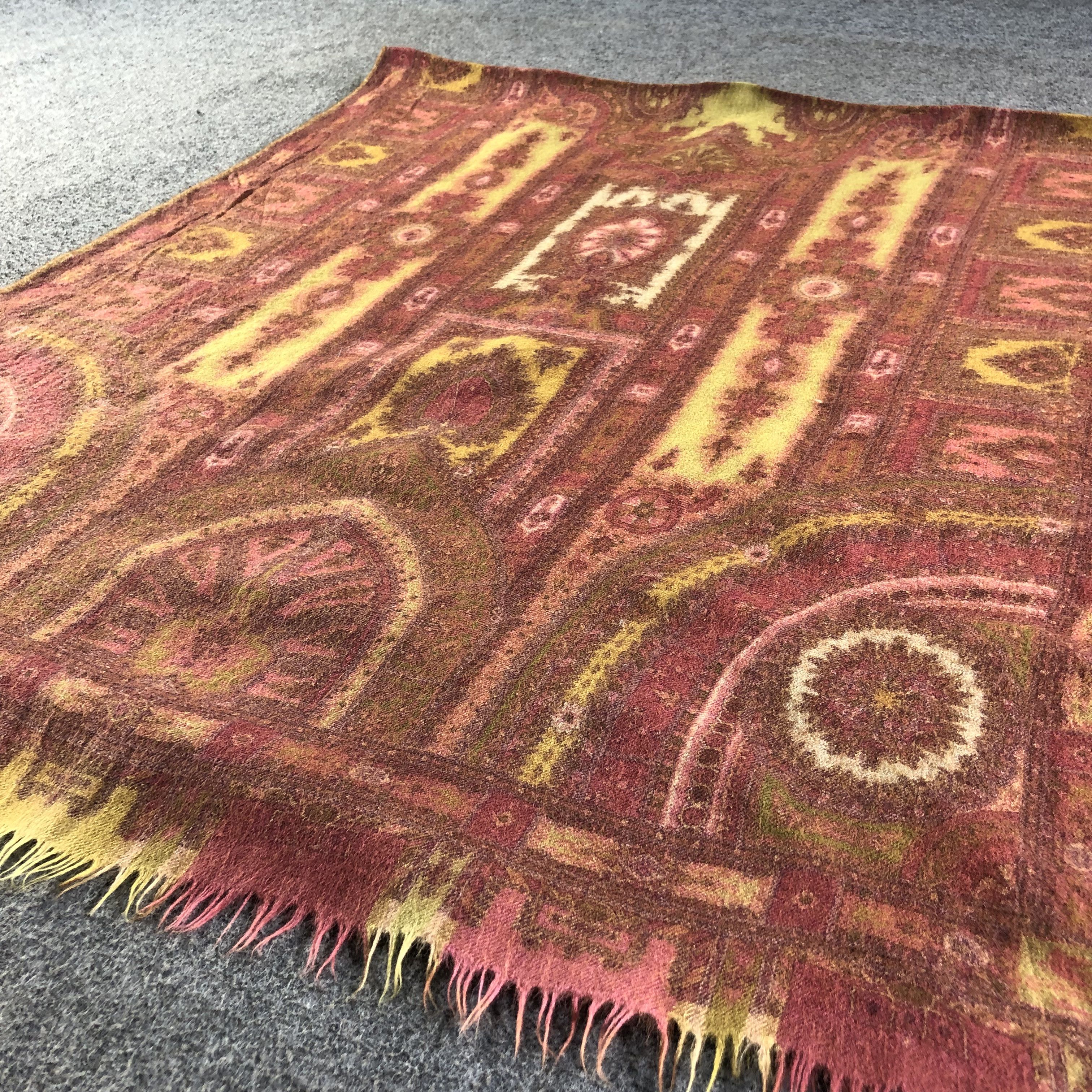 Etro Etro Paisley Wool Scarf Muffler Neckwear Stole V2594 Size ONE SIZE - 3 Thumbnail