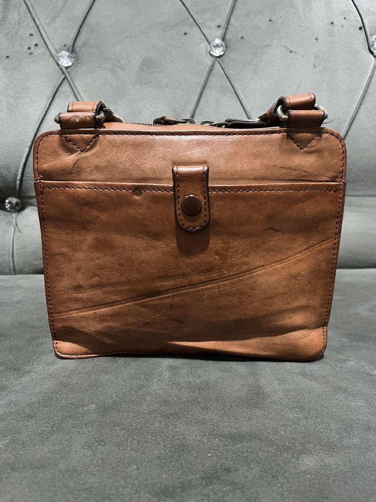 Leather Japanese Brand Silver Lake Club Leather Shoulder Bag Size ONE SIZE - 3 Thumbnail