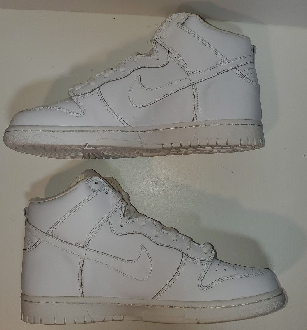 Nike Dunk High White-White 2005 Size 10.5 Size US 10.5 / EU 43-44 - 7 Thumbnail