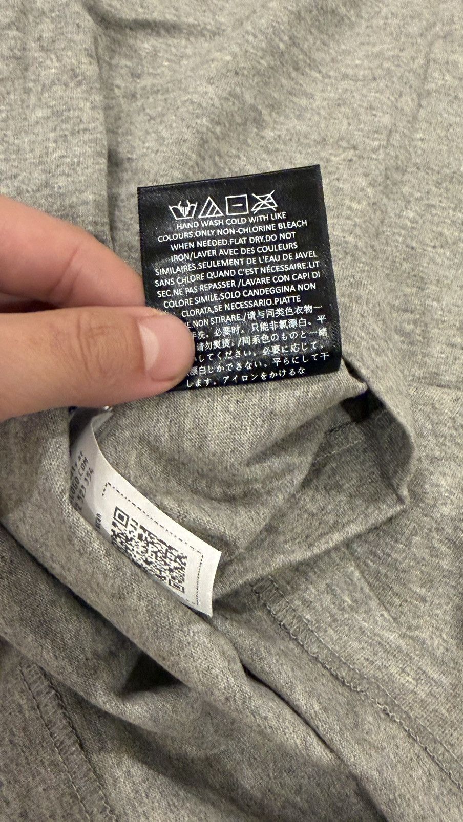 Fear of God FOG Essentials FW24 Dark Heather Crewneck Tee Size S Size US S / EU 44-46 / 1 - 9 Thumbnail