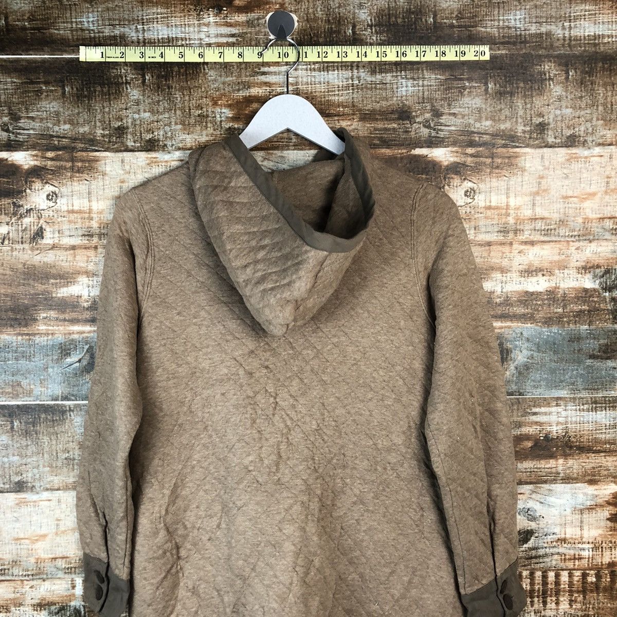 Japanese Brand × Vintage Shuca vintage Brown long jacket Hoodie #A2032 Size M / US 6-8 / IT 42-44 - 13 Thumbnail