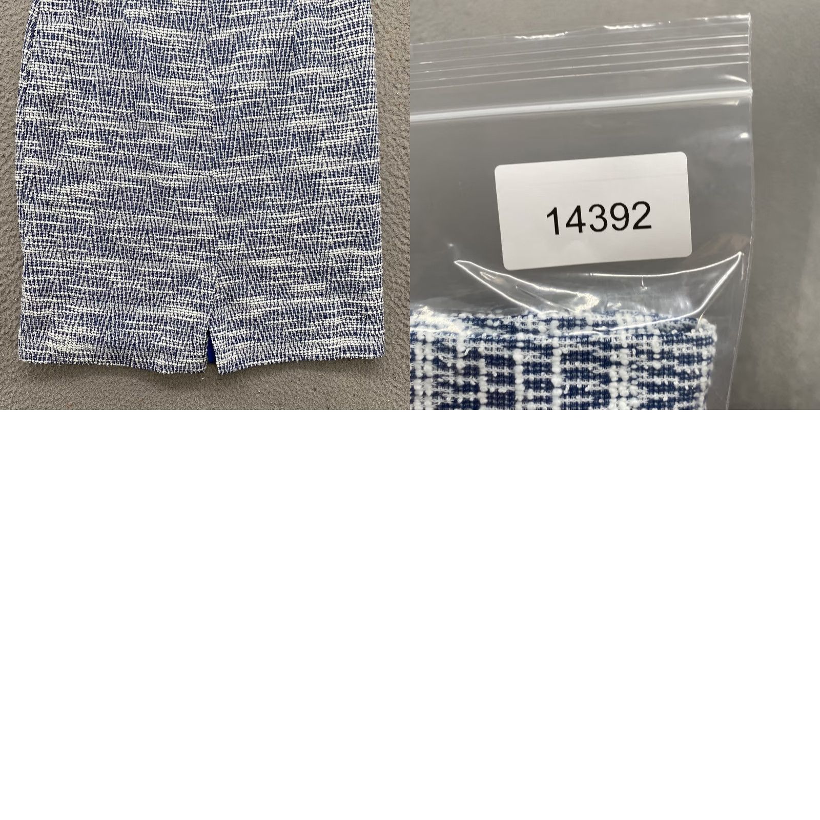Banana Republic Banana Republic Womens Petite Blue White Straight & Pencil Skirt in Size 4P Business Casual Travel Party/Cocktail Formal Size 27" / US 4 / IT 40 - 8 Thumbnail