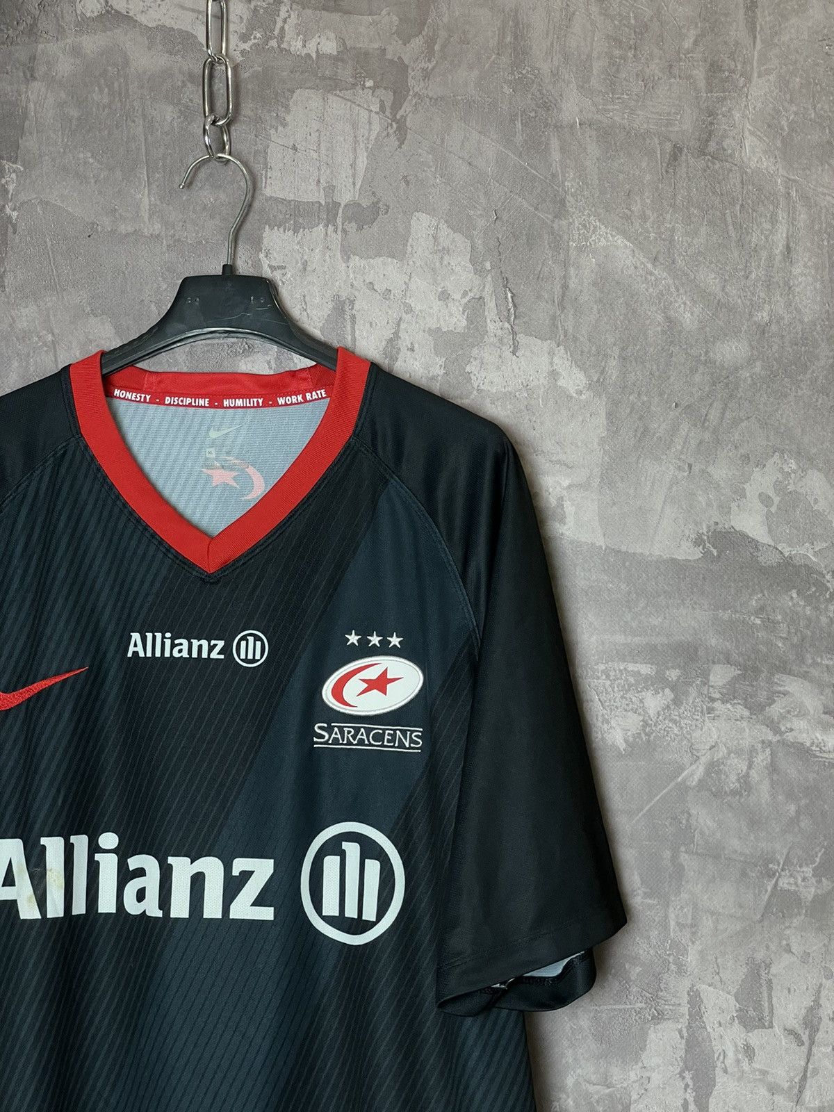 Nike × Vintage Saracens Rugby Jersey Shirt Nike 2020 Size US XL / EU 56 / 4 - 3 Thumbnail