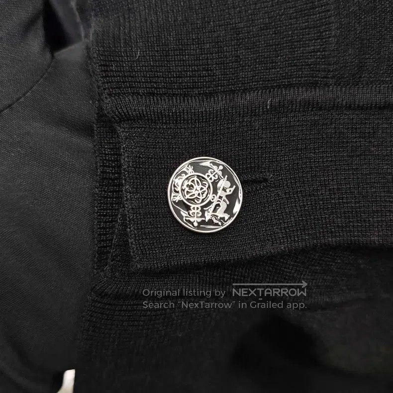 Hermes Hermes Black Knit Cardigan Jacket Size XS / US 0-2 / IT 36-38 - 7 Thumbnail
