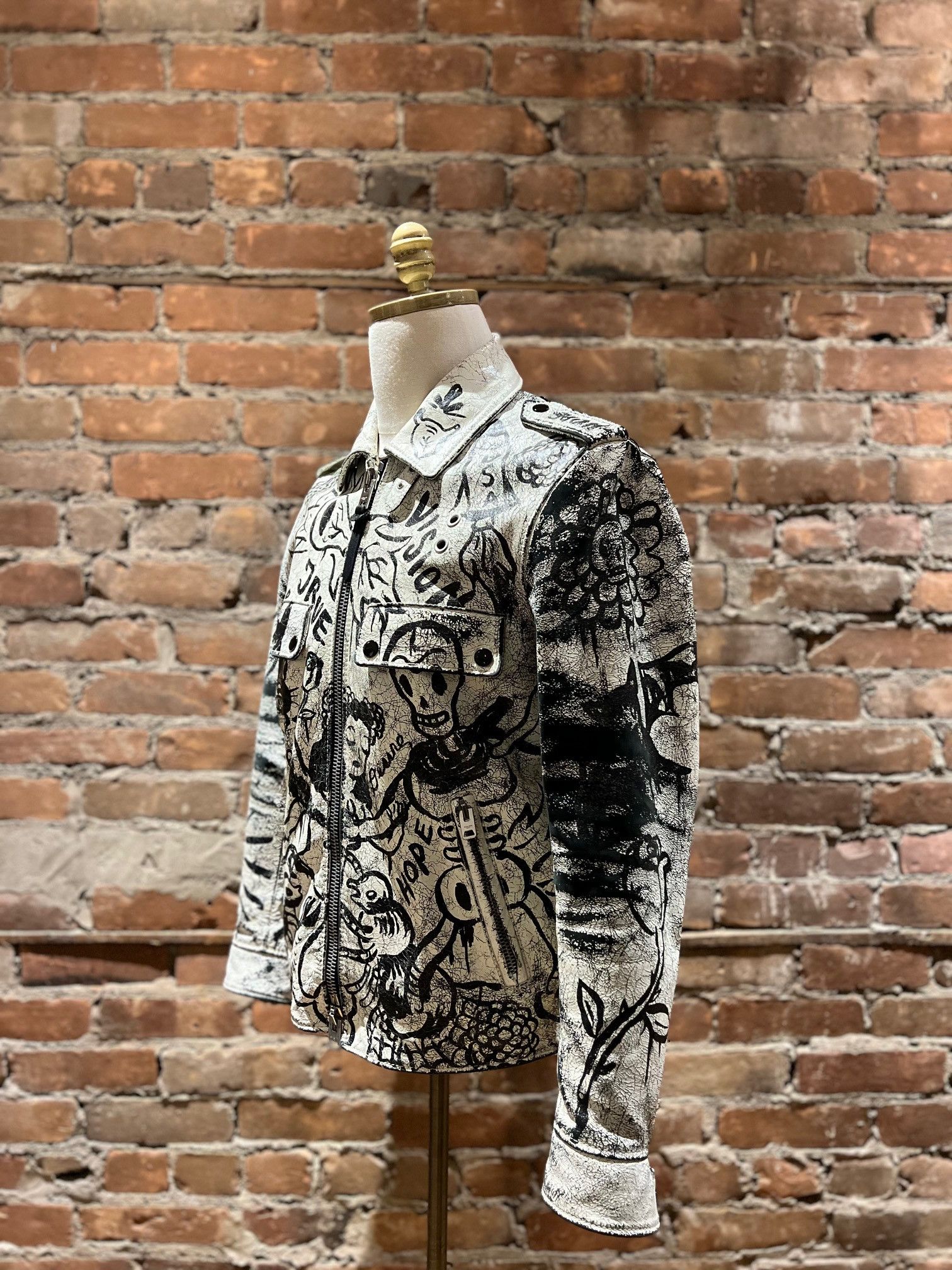 Coach Coach 1941 x Gary Baseman Limited Edition Leather Jacket Size US M / EU 48-50 / 2 - 2 Thumbnail