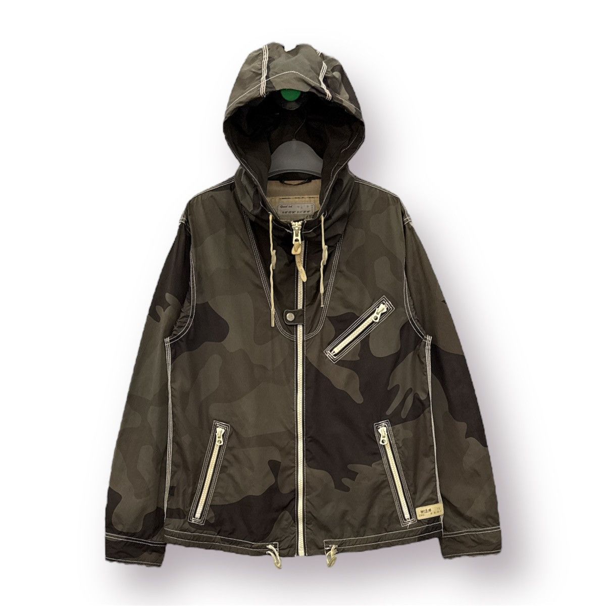 Diesel 🔥 Vintage Diesel Camo Multi zipper Hoodie Windbreaker Size US XS / EU 42 / 0 - 1 Thumbnail