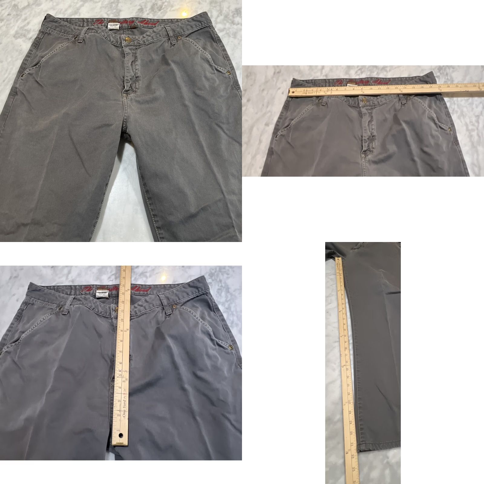 The Territory Ahead Territory Ahead Pants Mens 36x32 Gray Cotton Belt Loops Pockets Shirt? Size US 36 / EU 52 - 8 Thumbnail