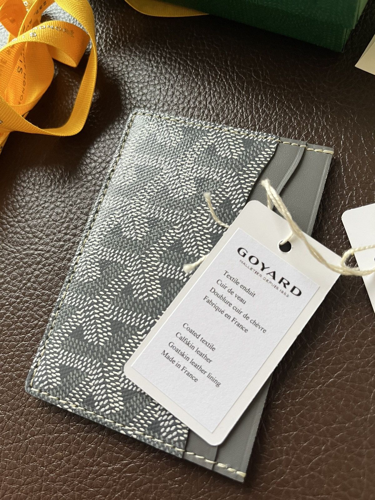 Goyard Goyard Leather Card Holder Brand New Giftable Condition Size ONE SIZE - 18 Thumbnail