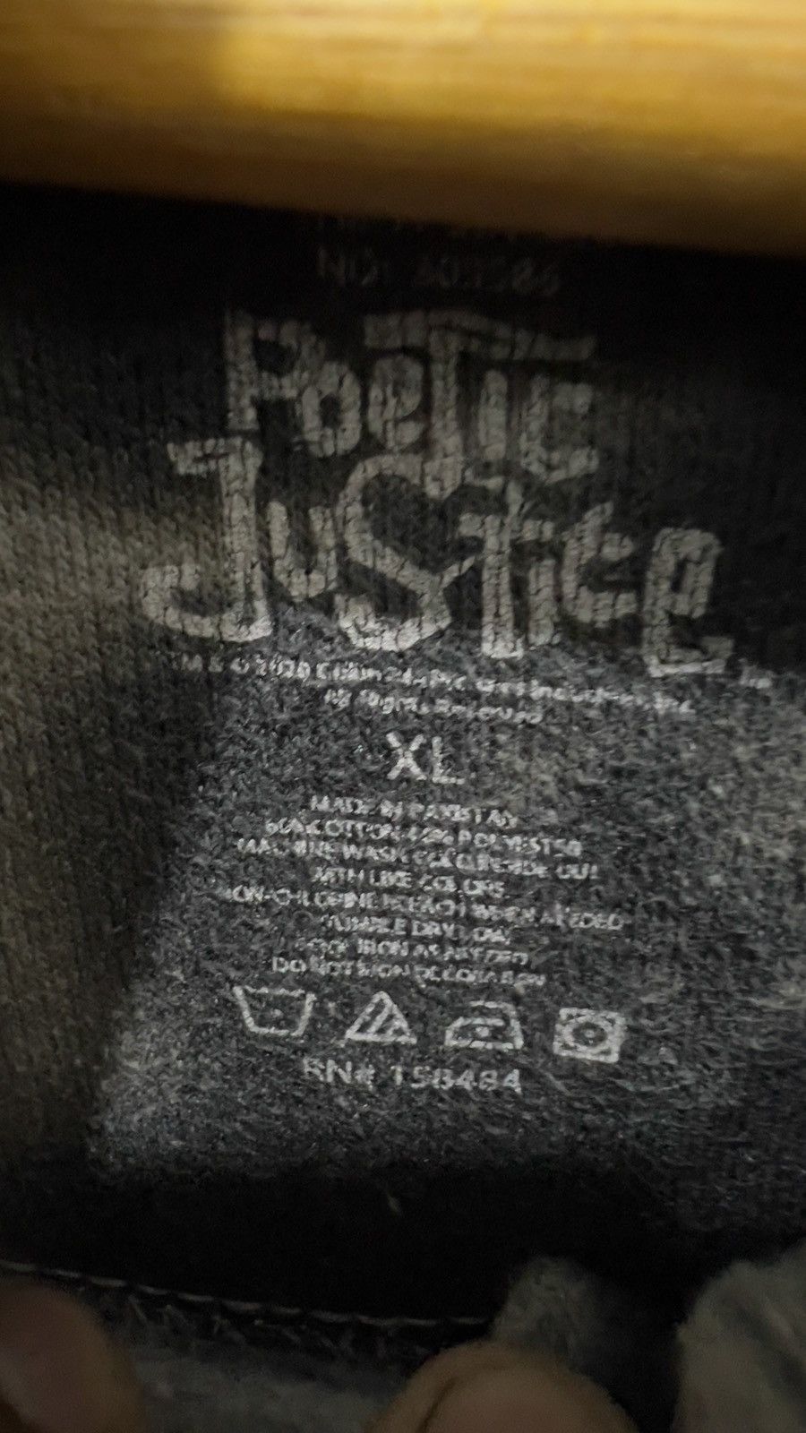 Hoddle Poetic Justice Hoodie Size US XL / EU 56 / 4 - 6 Thumbnail