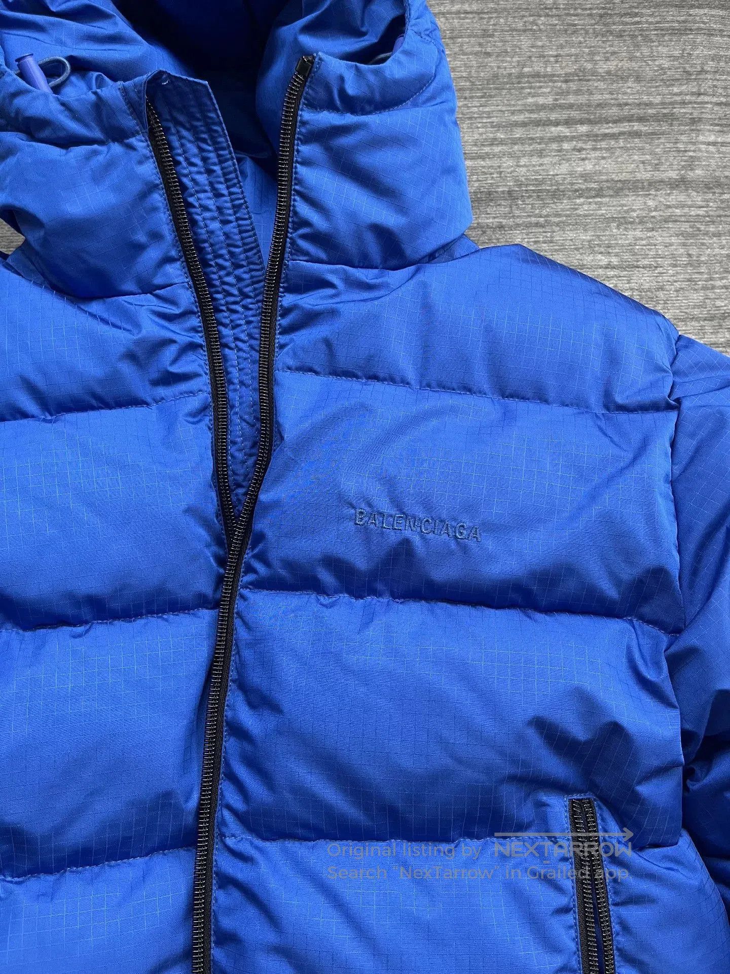 Balenciaga Balenciaga Blue Puffer Jacket 19SS. Size US S / EU 44-46 / 1 - 2 Thumbnail