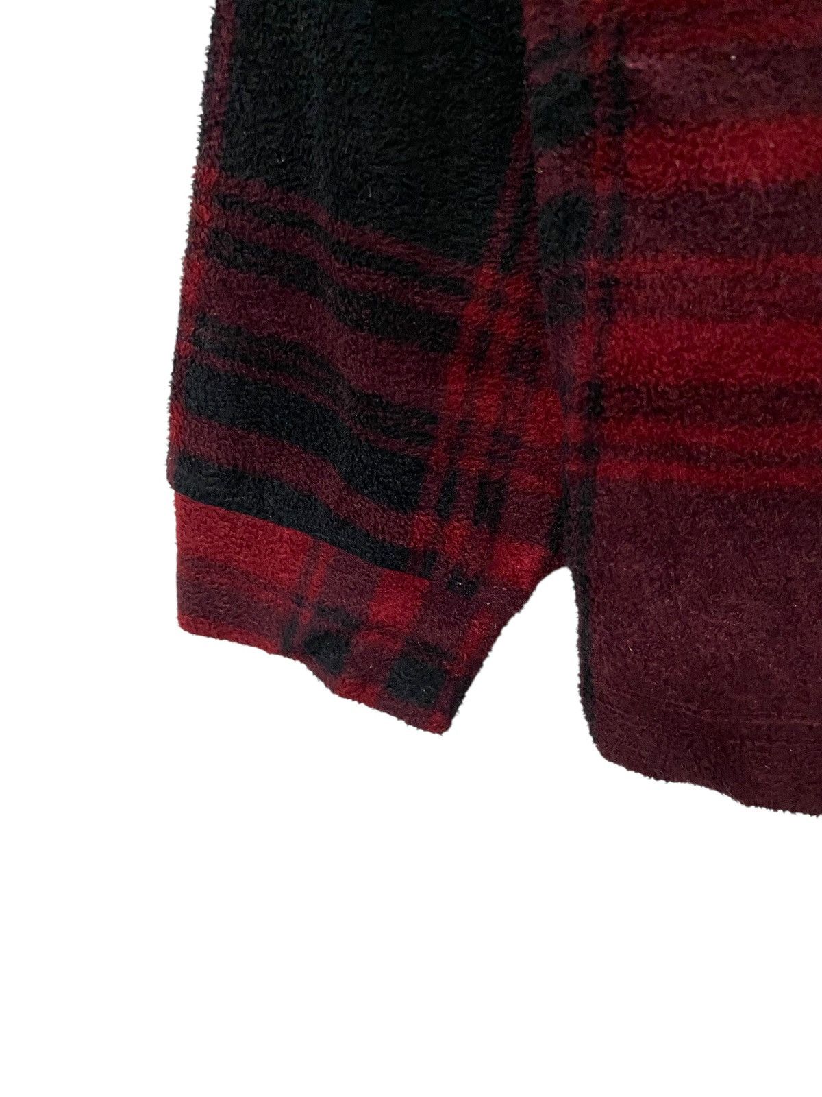 Pro-Keds Vintage Pro-Keds Checked Half Zipper Fleece Sweatshirt Size US M / EU 48-50 / 2 - 5 Thumbnail