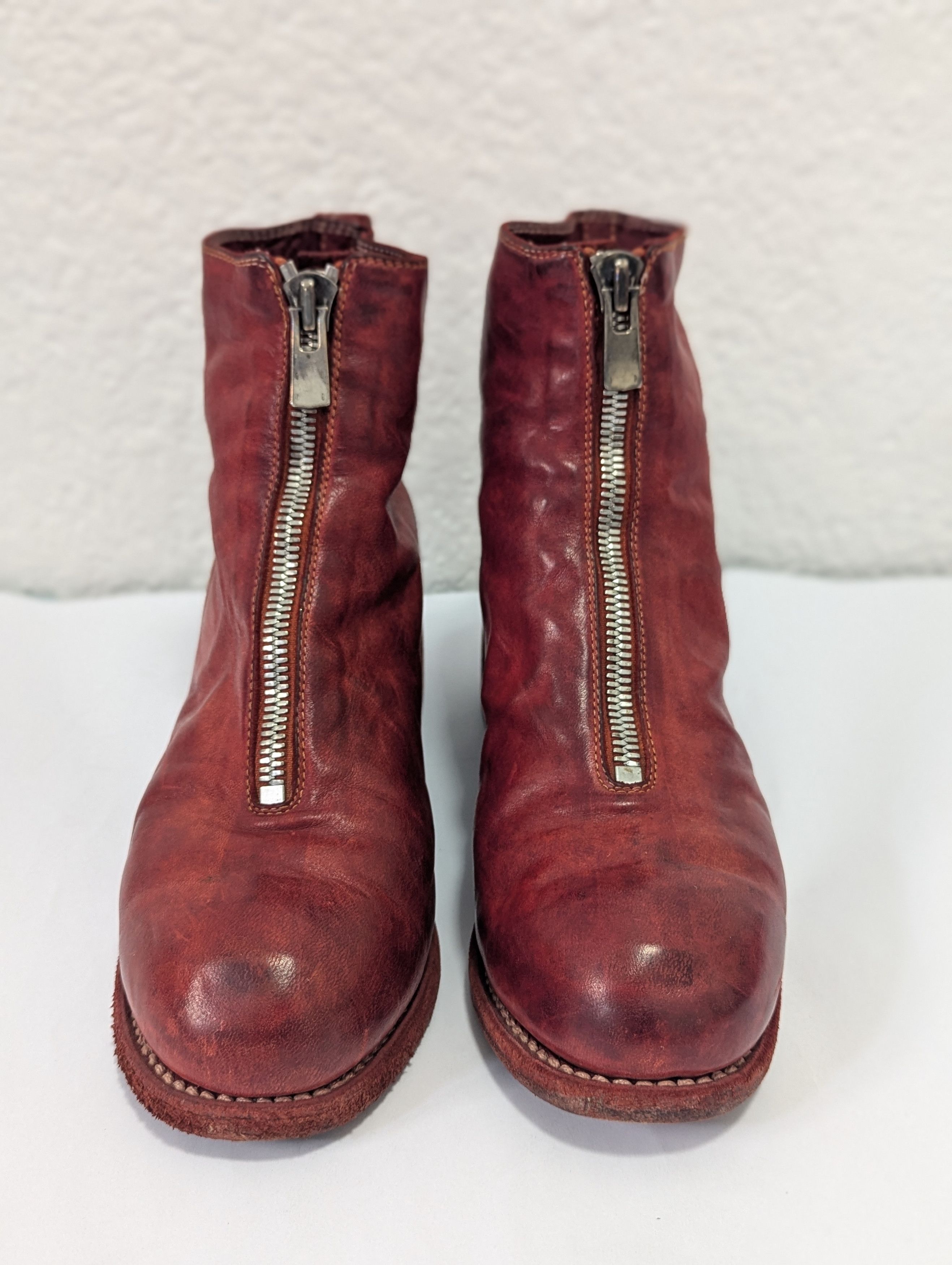 Guidi Guidi PL1 Front-zip Soft Horse Leather Boots Size US 8 / IT 38 - 4 Thumbnail