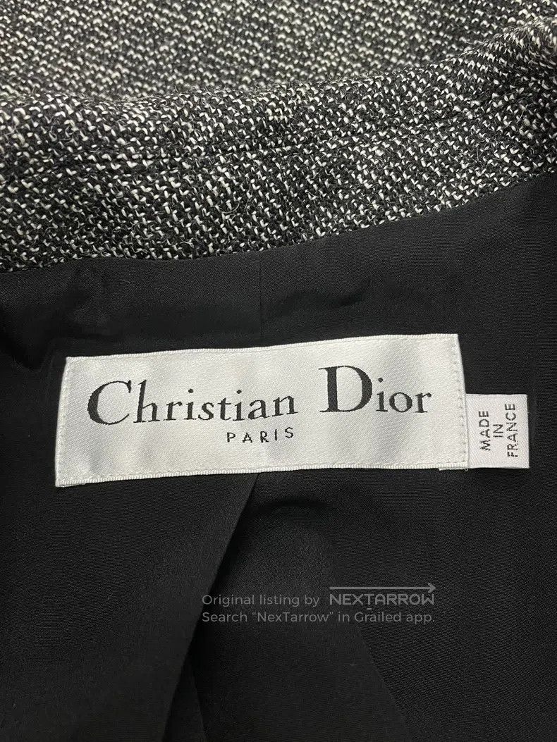 Dior Dior Grey lapel suit jacket Size XXS / US 00 / IT 34 - 4 Thumbnail