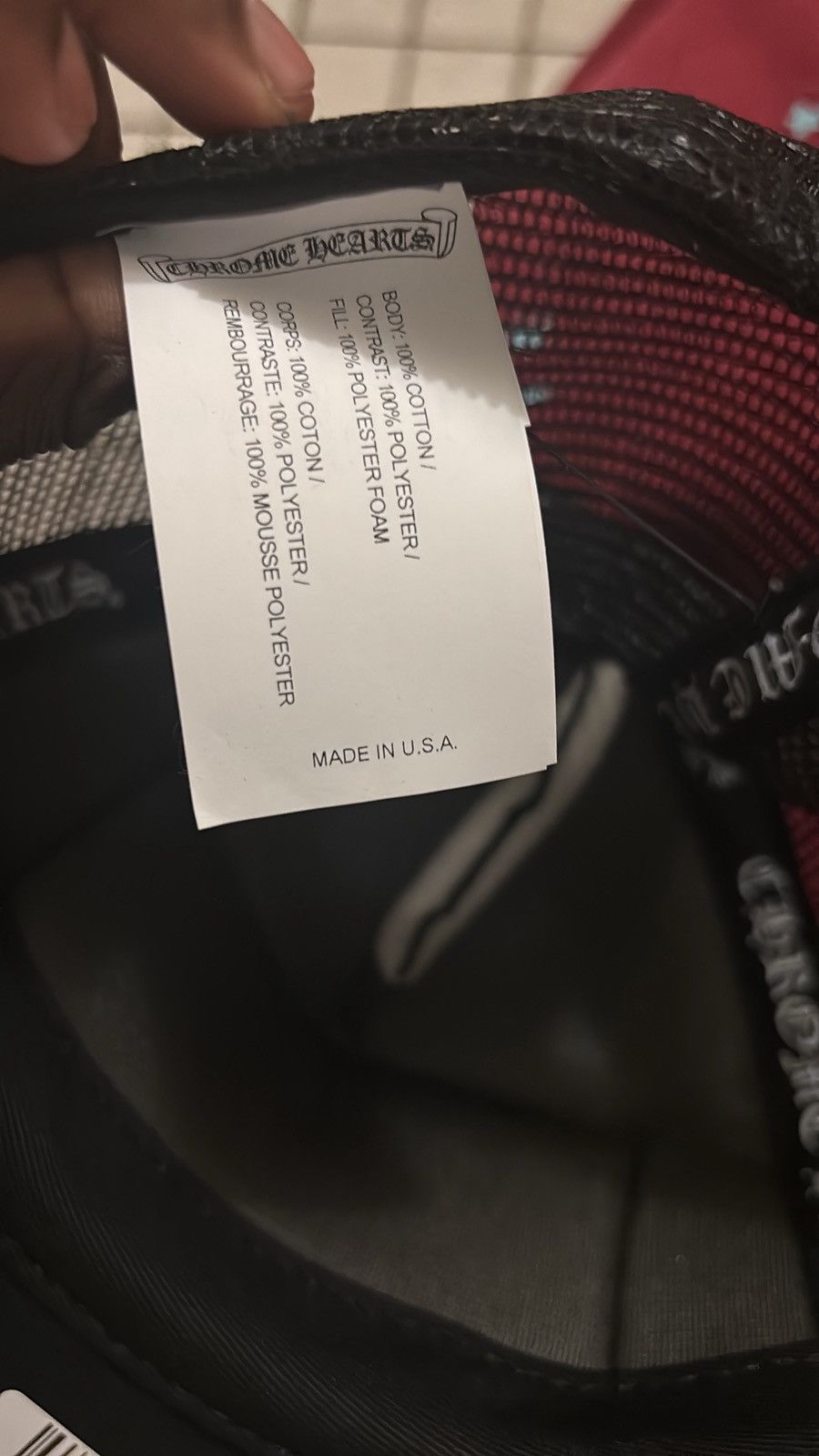 Chrome Hearts Chrome Hearts CH Las Vegas Trucker Hat Size ONE SIZE - 6 Thumbnail