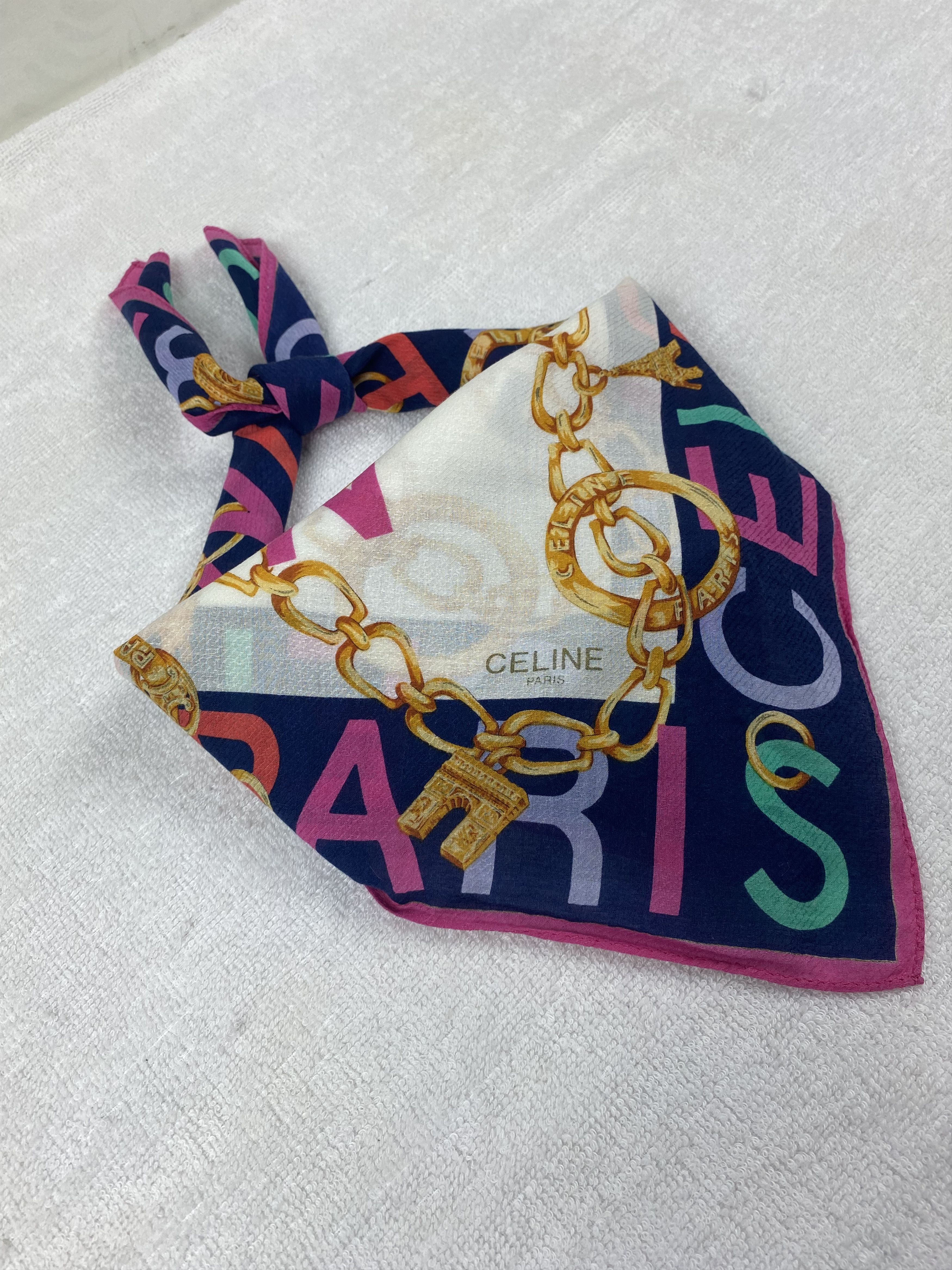 Celine Celine Handkerchief / Bandana / Neckerchief Size ONE SIZE - 2 Thumbnail