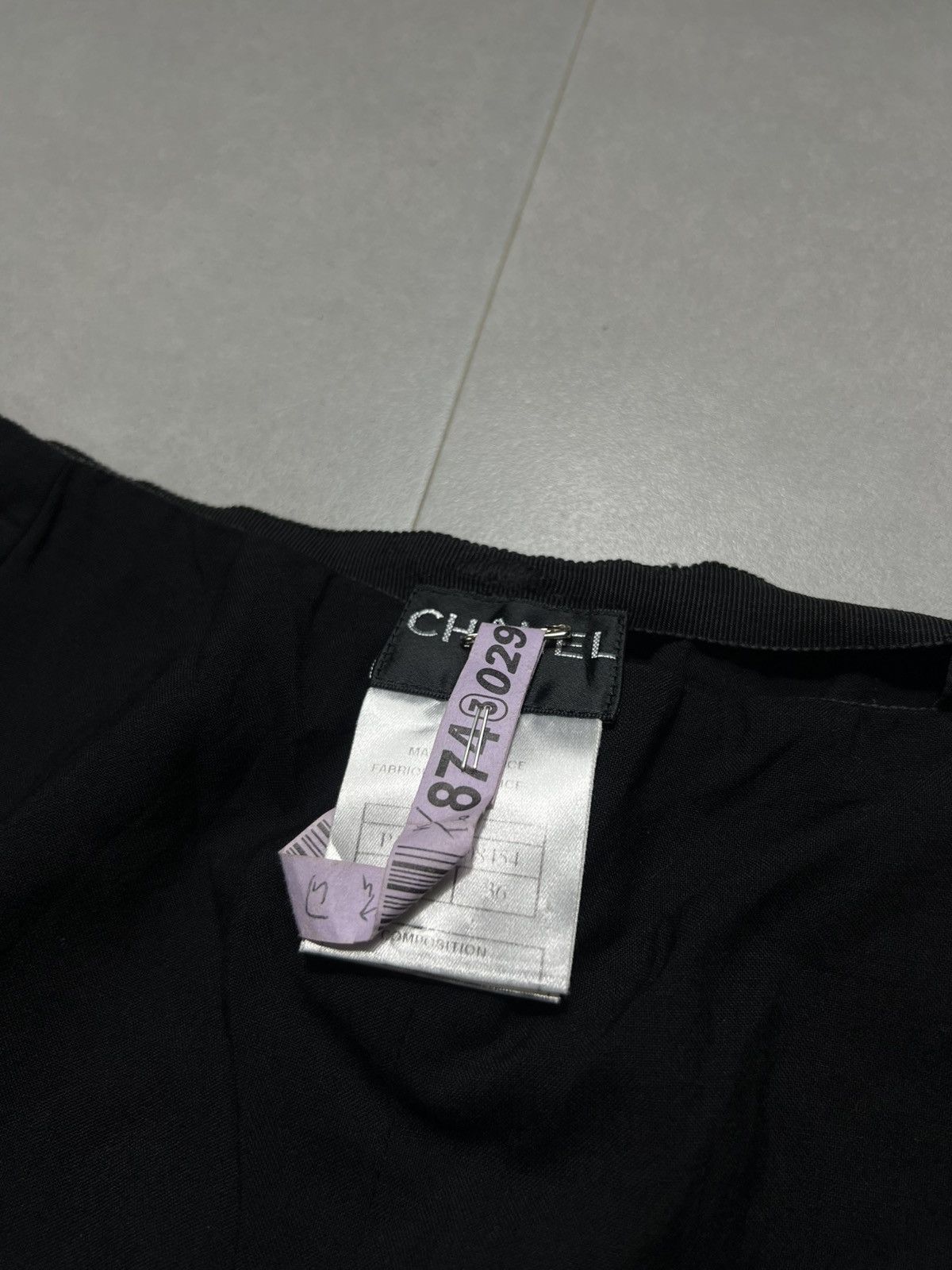 Chanel Chanel - Black Wool Pants Size 25" / US 0 / IT 36 - 5 Thumbnail