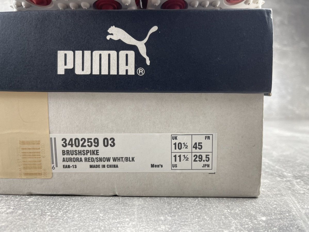 Puma Vintage Puma Brushspike Aurora Red Snow White Black Size US 11.5 / EU 44-45 - 9 Thumbnail
