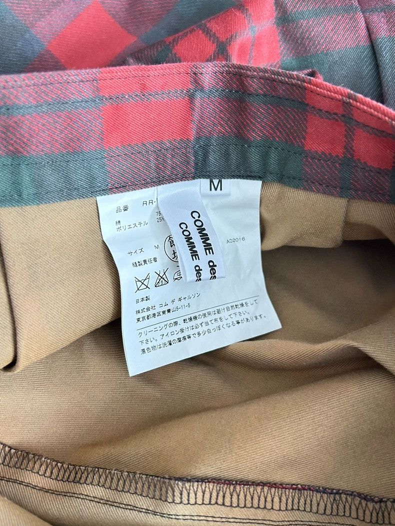 Comme des Garcons Comme Des Garcons size M Red plaid balloon pants Size 23" - 9 Thumbnail