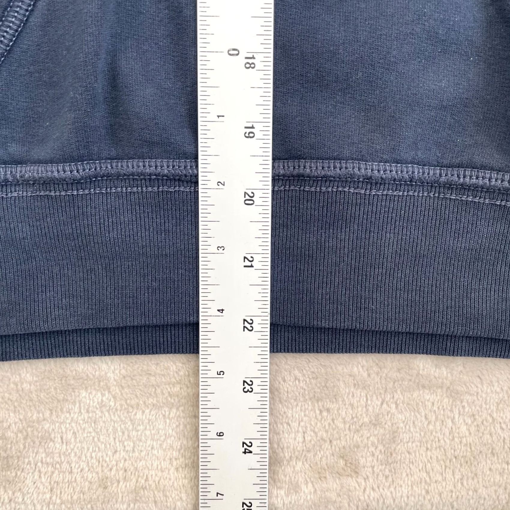 Abercrombie & Fitch Abercrombie & Fitch Pullover Hoodie Women L Navy Embroidered Logo SpellOut Logo Fleece Size L / US 10 / IT 46 - 6 Thumbnail