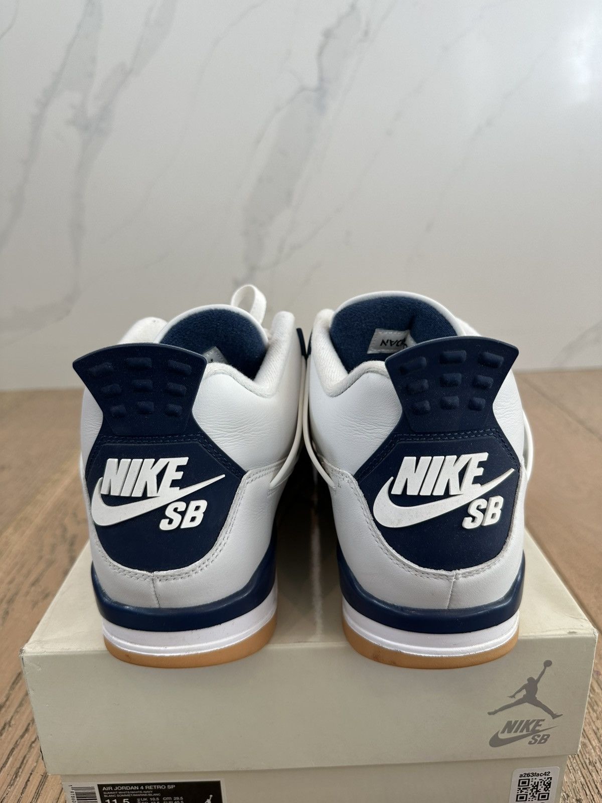 Nike SB Jordan 4 Retro SB Navy Size US 11.5 / EU 44-45 - 3 Thumbnail
