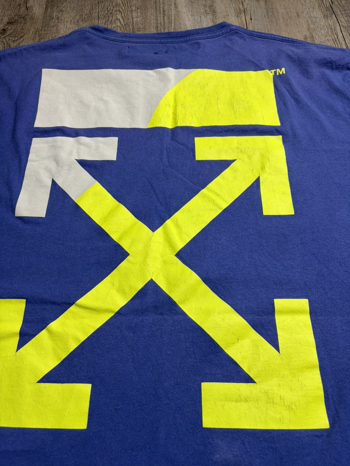 Off-White Short Sleeve Off-White T-Shirt in Purple Size L Size US XL / EU 56 / 4 - 3 Thumbnail