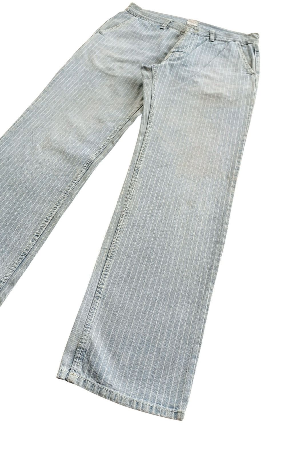 Japanese Brand Japanese Brand Dept Stripe Jeans Size US 32 / EU 48 - 11 Thumbnail