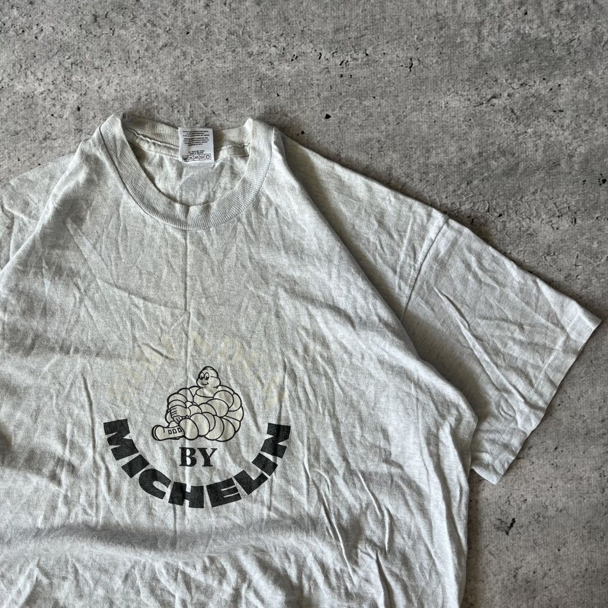 Vintage Vintage Michelin promo tee XL single stitch 90s Size US XL / EU 56 / 4 - 4 Thumbnail
