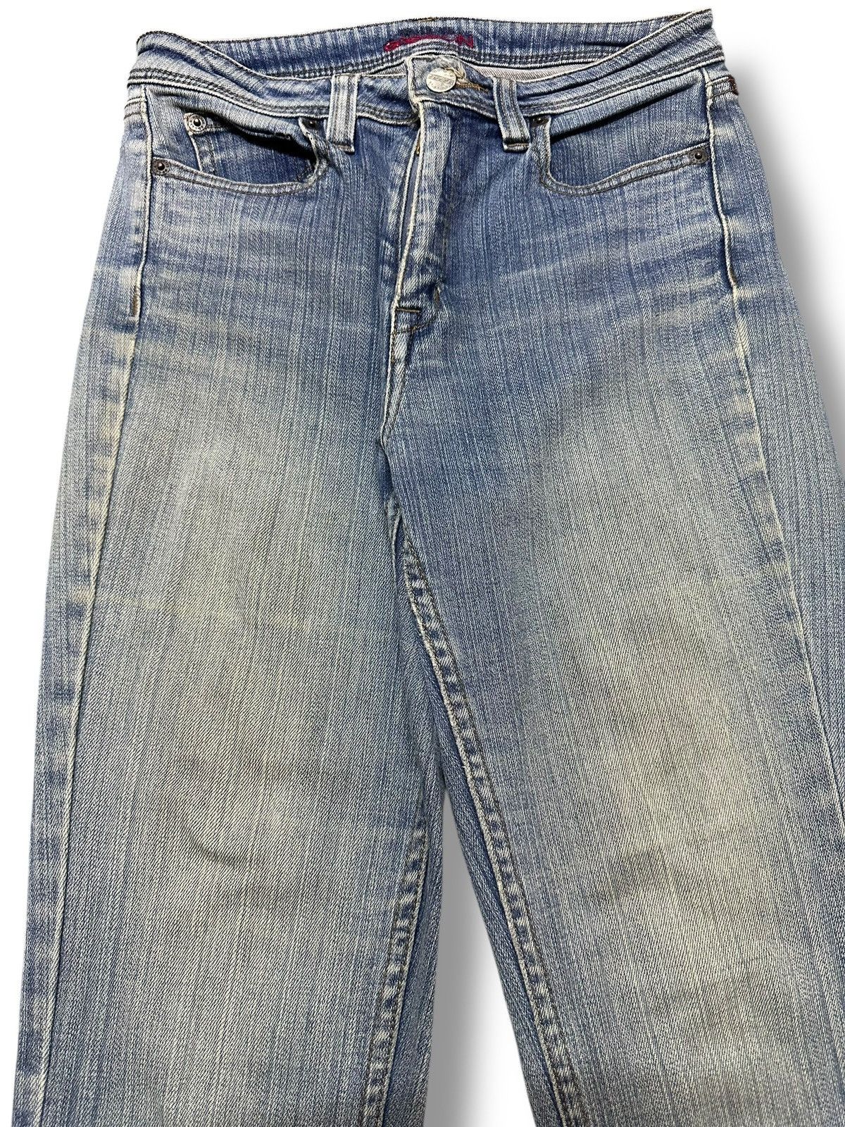 Japanese Brand Sasson Distressed Jeans With Bootcut and Flare Style Size US 27 - 4 Thumbnail