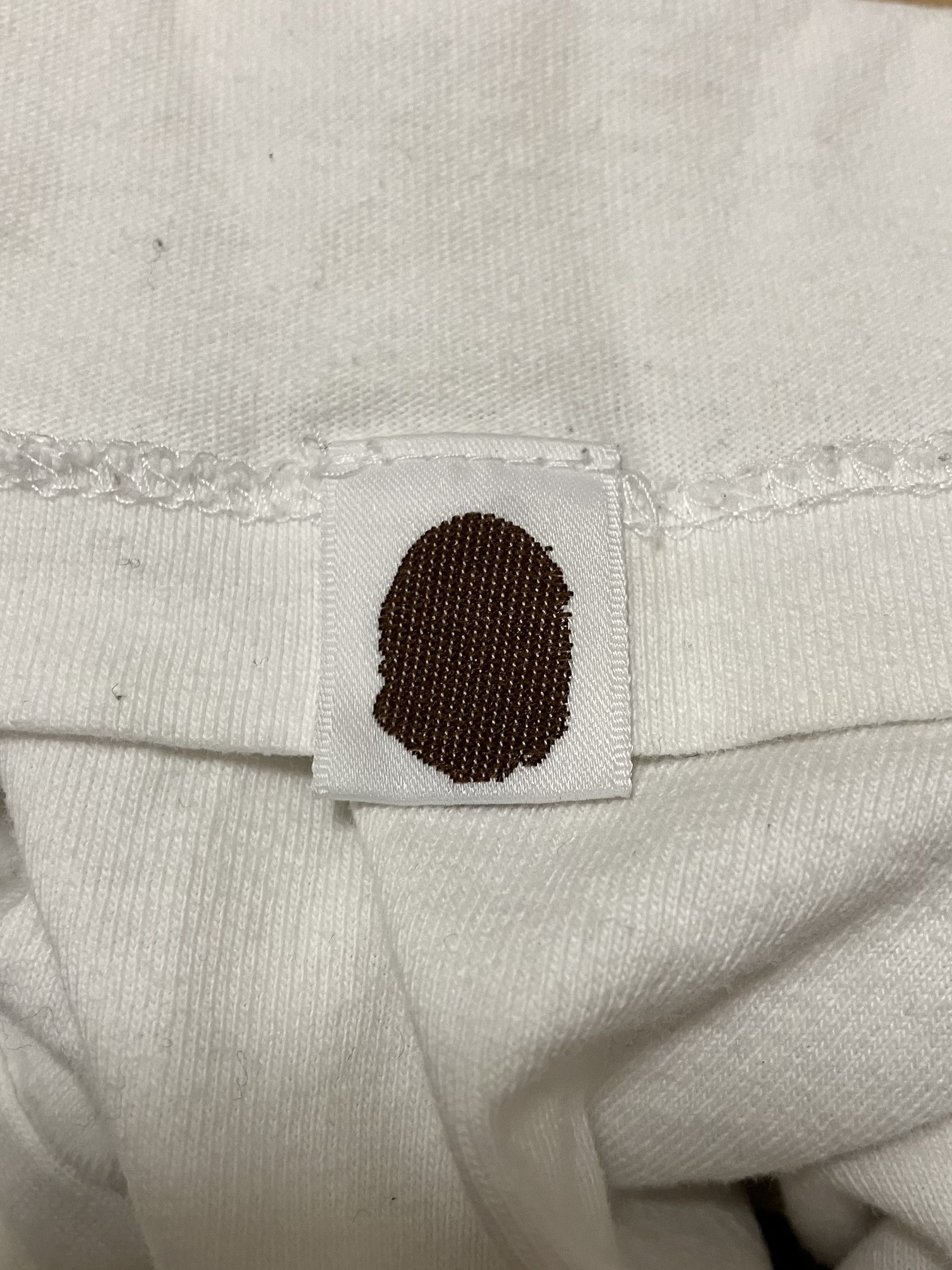 Bape Bape Logo Tee Spell Out White Size US M / EU 48-50 / 2 - 6 Thumbnail