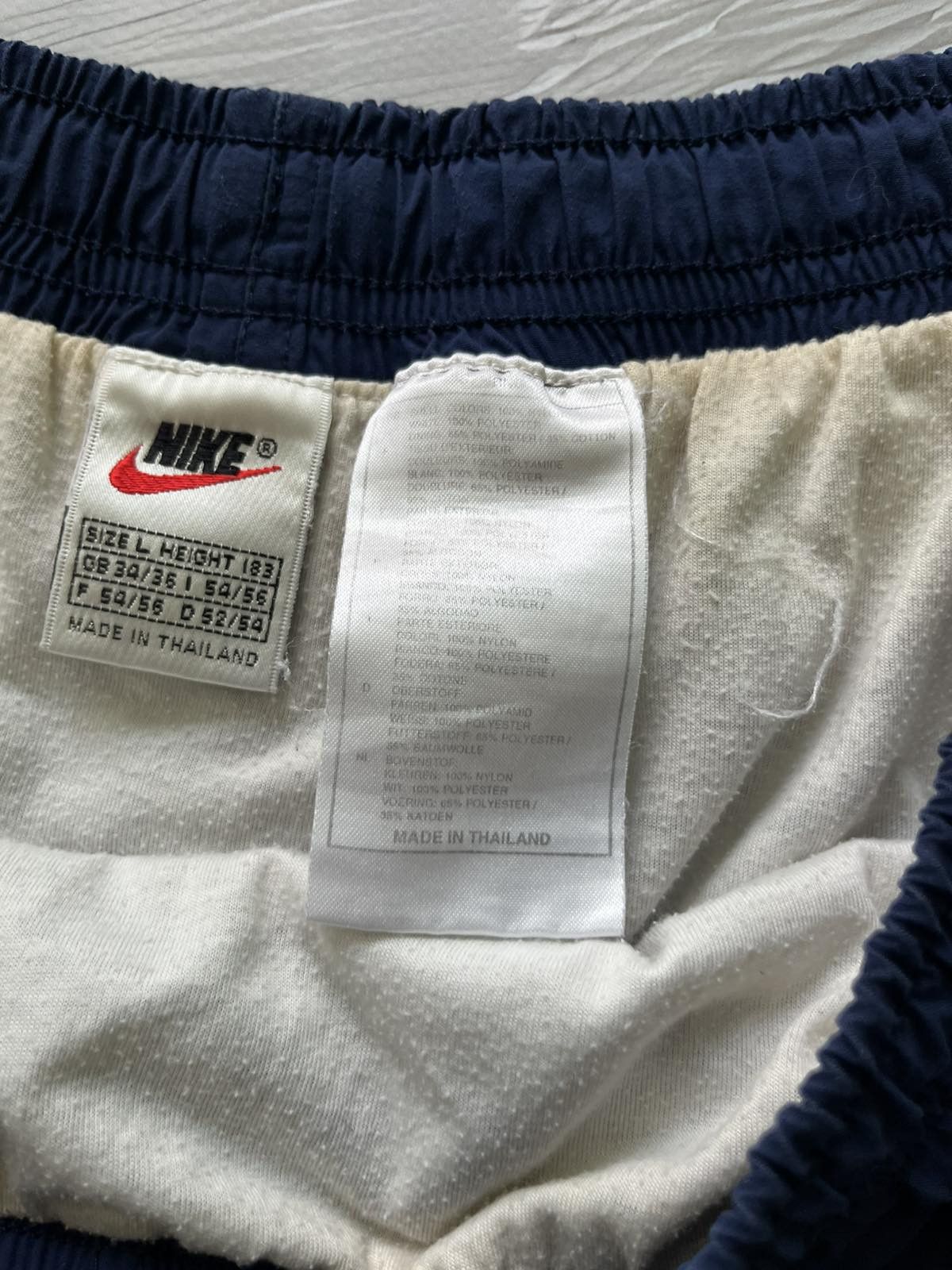 Nike Y2K Nike Streetwear Nylon Vintage Shorts Blue Size US 34 / EU 50 - 6 Thumbnail