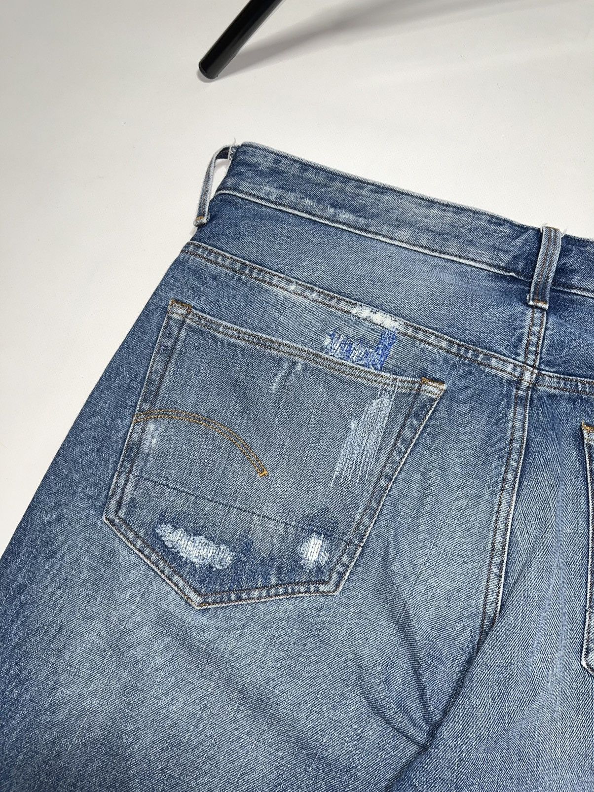 G-Star G star RAW distressed patchwork denim shorts Y2K military Size US 36 / EU 52 - 8 Thumbnail