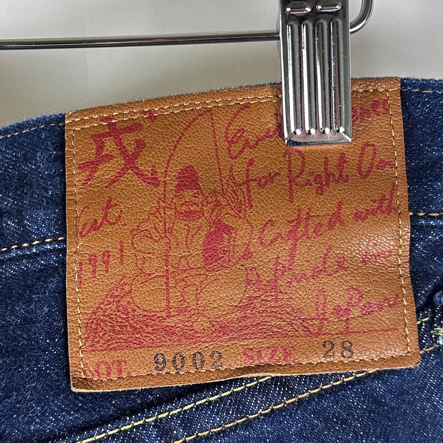 Evisu Warehouse Lot 9002 Indigo Selvedge Denim Size US 28 / EU 44 - 5 Thumbnail