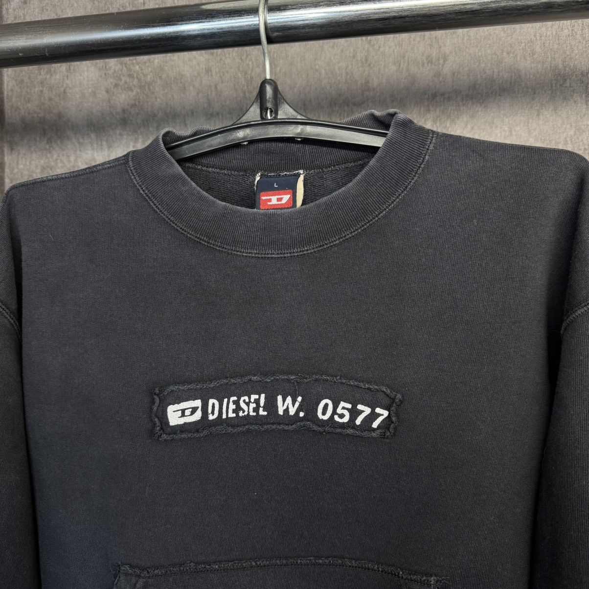 Diesel × Vintage Y2K Crazy Vintage Diesel Sweatshirt pocket Size US L / EU 52-54 / 3 - 2 Thumbnail
