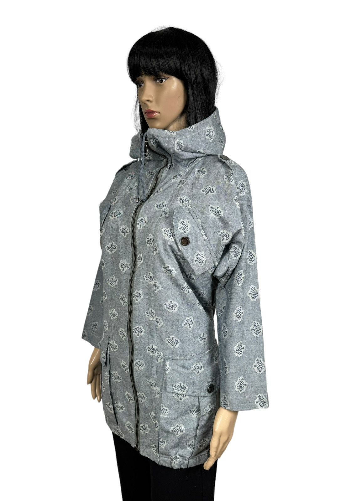 Mulberry Mulberry Monogram Printed Cotton Parka Jacket size US 4 Size S / US 4 / IT 40 - 6 Thumbnail