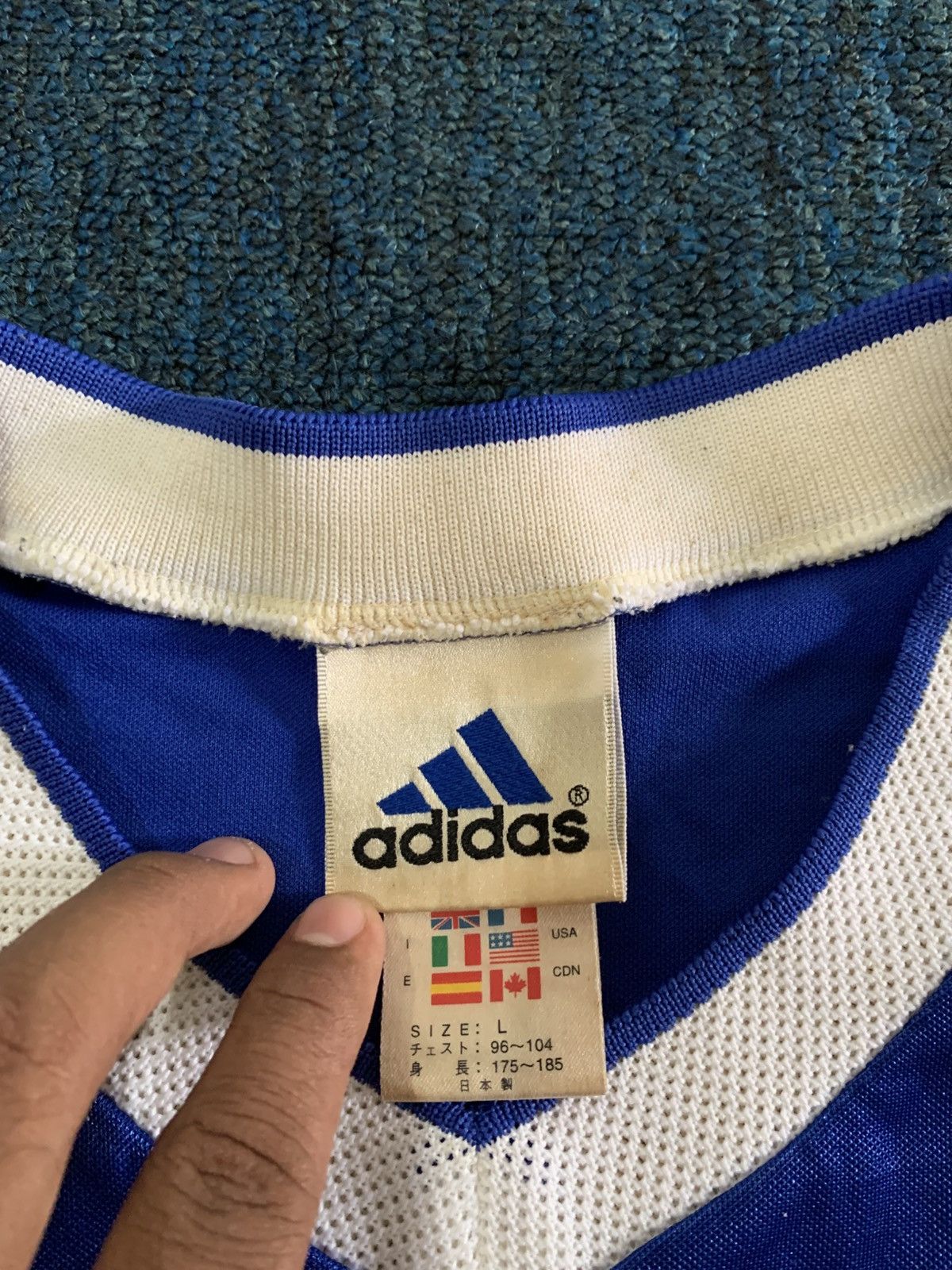 Adidas Vtg Jersey Adidas Size US M / EU 48-50 / 2 - 5 Thumbnail
