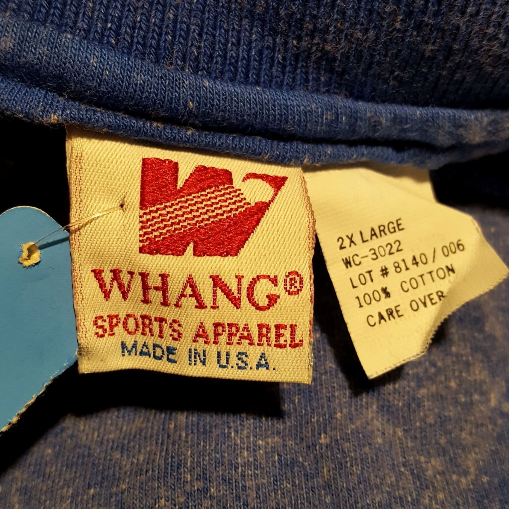 Vintage VINTAGE Whang Polo Shirt Men 2XL Blue Collared Short Sleeve Knit 90s Grunge Surf Sports Regular Shirt Size US XXL / EU 58 / 5 - 5 Thumbnail