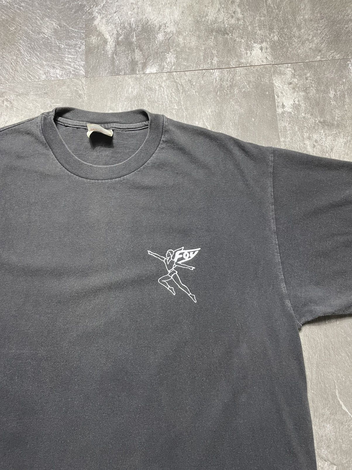 Vintage Vintage Rare Flying By Foy Like Jenny Holzer Paul Frank Tee Size US L / EU 52-54 / 3 - 2 Thumbnail