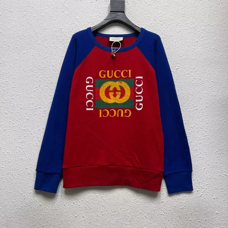 Gucci Gucci Square double G old printed red and blue color-block Size US S / EU 44-46 / 1 - 1 Thumbnail