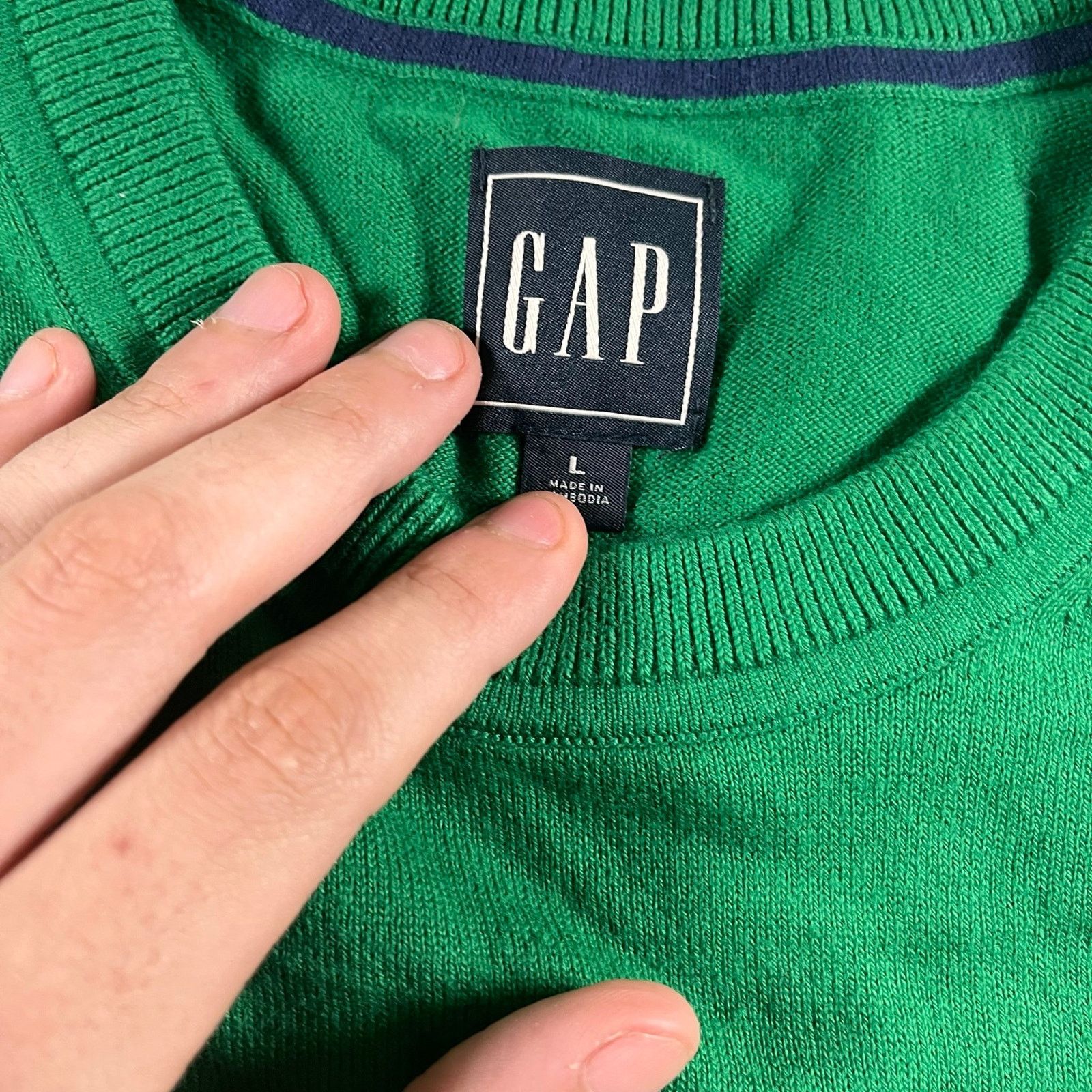Gap Vintage knit sweater Size US L / EU 52-54 / 3 - 2 Thumbnail
