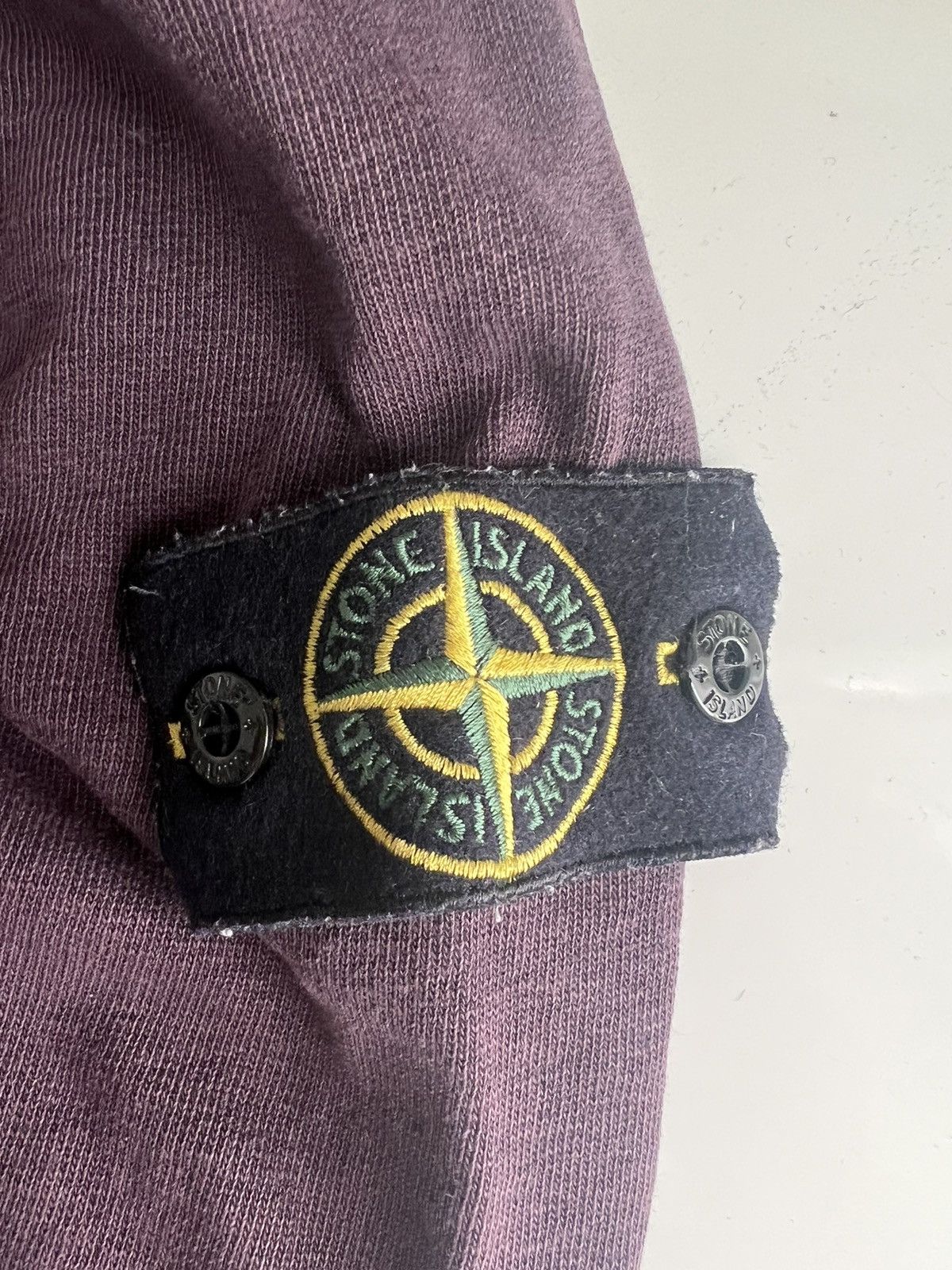 Stone Island Stone island Purple zip up sweater Size US XL / EU 56 / 4 - 2 Thumbnail
