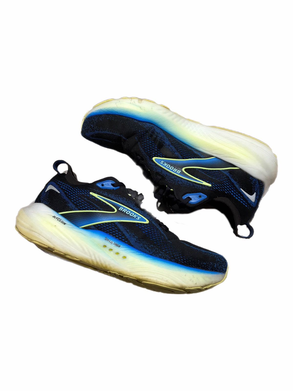 Brooks Brooks Glycerin 22 Running Shoes Black Blue Yellow Size US 11 / EU 44 - 1 Thumbnail