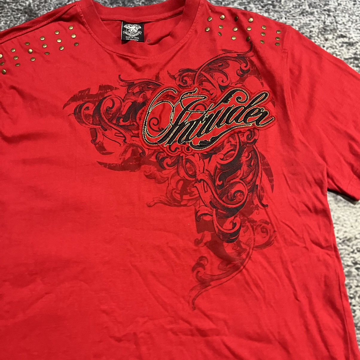 Affliction Vintage Y2K Akcess Goth Grunge Skater Cross Wings T Shirt Size US XXL / EU 58 / 5 - 4 Thumbnail