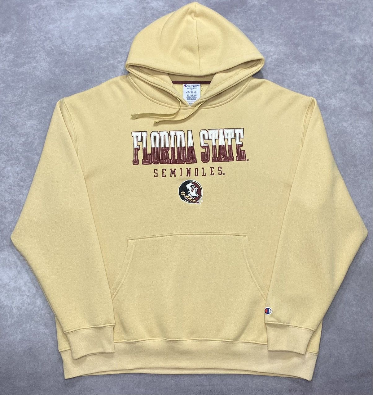 Champion Vintage Y2K Champion Florida State Hooded Sweatshirt Size US XL / EU 56 / 4 - 1 Thumbnail