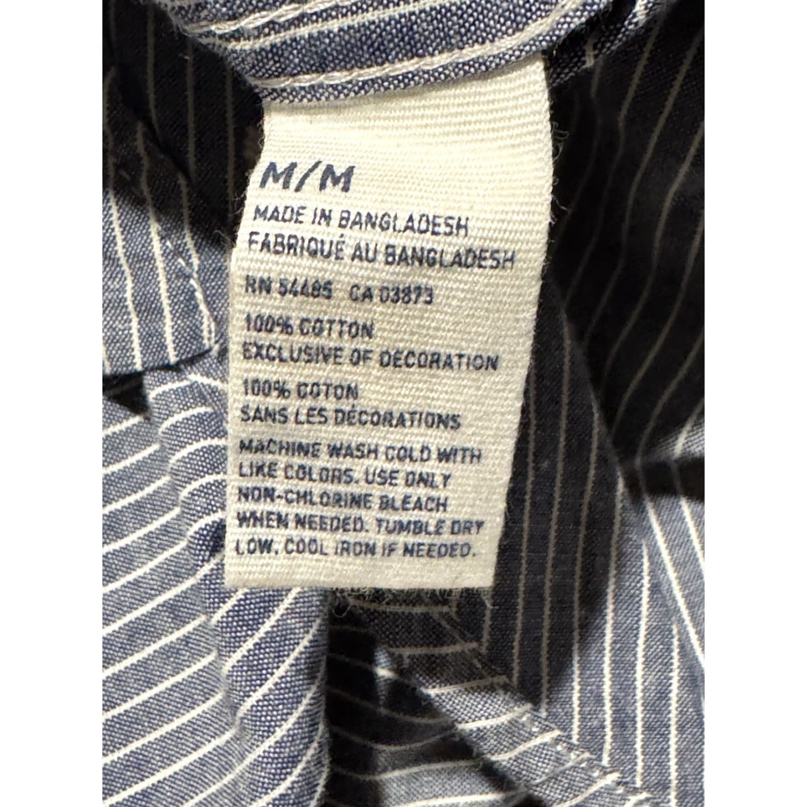 American Eagle Outfitters VINTAGE American Eagle Outfitters Button-Down Shirt Men Medium Pinstripe 100% Cotton Gray Casual Workwear 2010s Mens Size US M / EU 48-50 / 2 - 7 Thumbnail