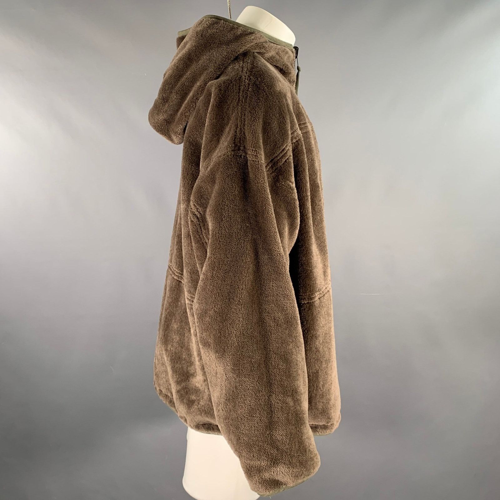 Visvim VISVIM M Olive Mixed Materials Rayon Wool Reversible Jacket Size US M / EU 48-50 / 2 - 5 Thumbnail