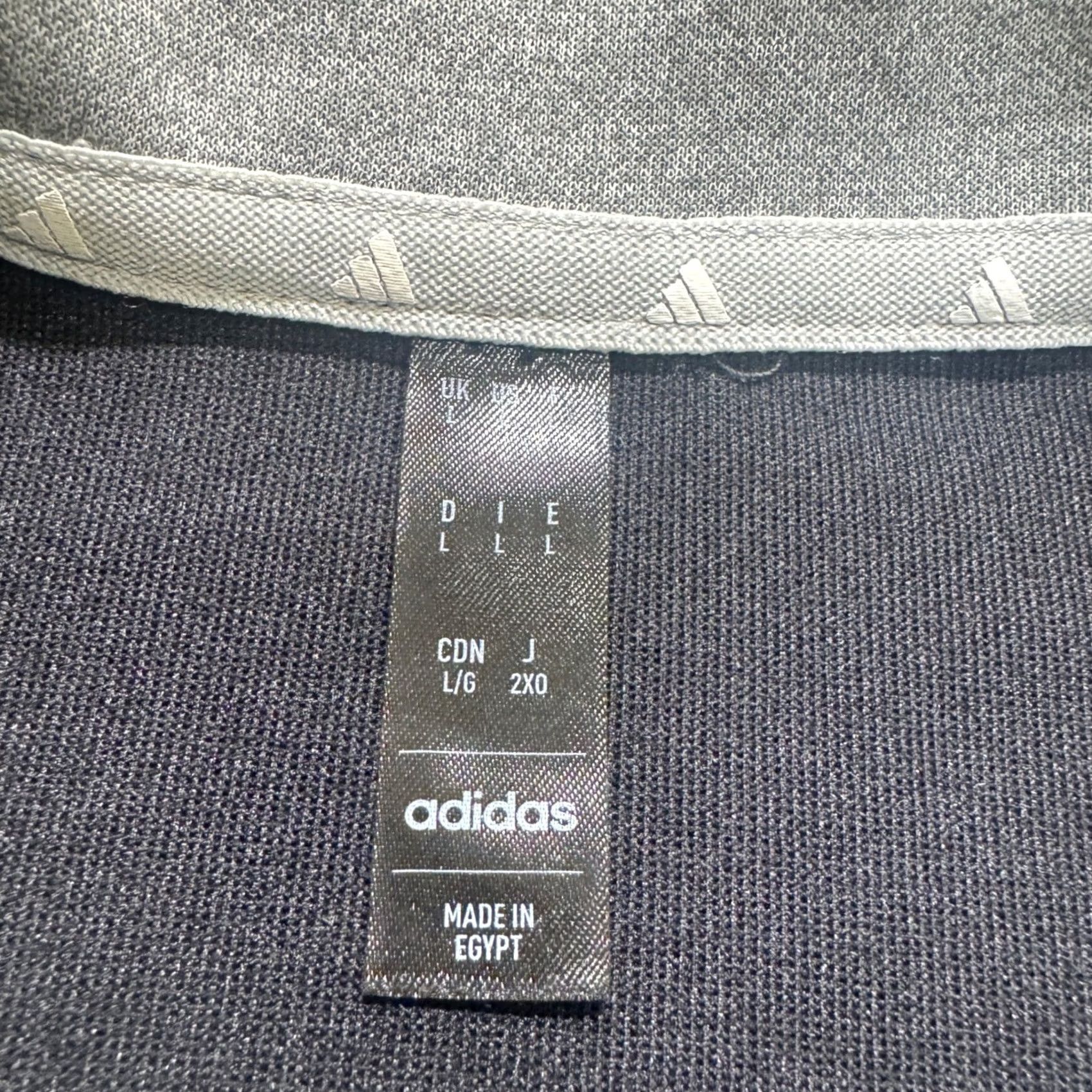 Adidas Adidas Men's Elevated Jacket Full Zip Lightweight Fleece L Gray ADVR0896 Size US L / EU 52-54 / 3 - 3 Thumbnail