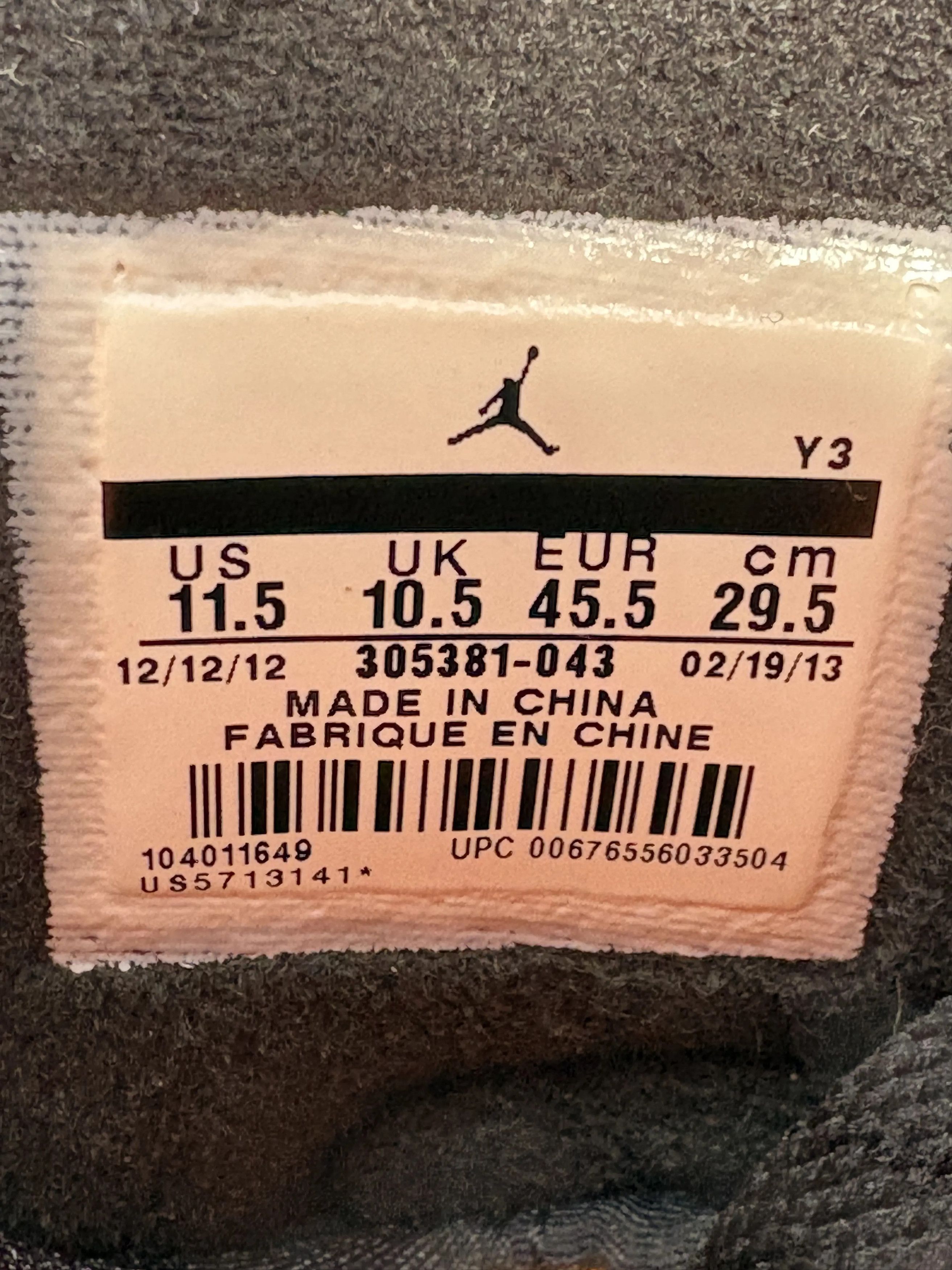 Jordan Brand Air Jordan 8 Retro "Phoenix Suns" **PRE-OWNED** Size US 11.5 / EU 44-45 - 6 Thumbnail