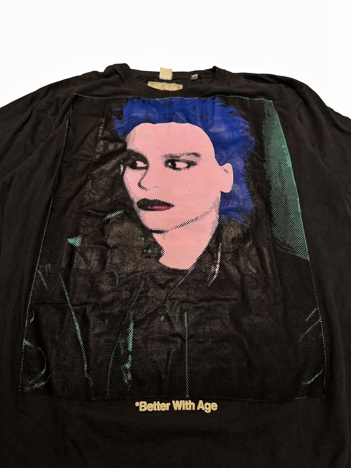 Better With Age Who? Punk Upcycled Vintage Shirt Size US XL / EU 56 / 4 - 3 Thumbnail