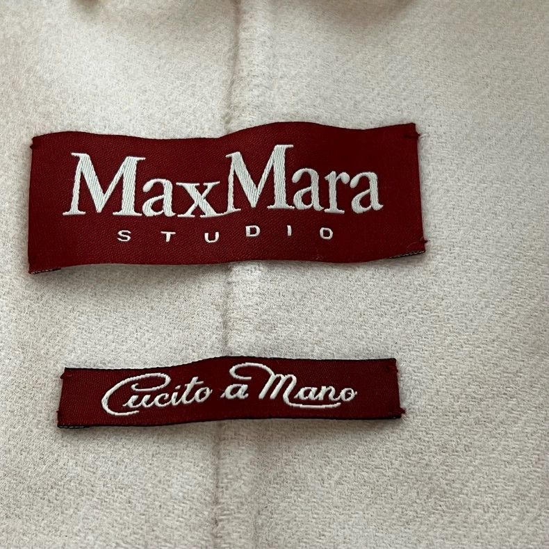 Max Mara Max Mara Solid color + wool + mulberry silk + cashmere Size L / US 10 / IT 46 - 4 Thumbnail